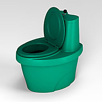 Дачный Туалет Торфяной РОСТОК зелёный